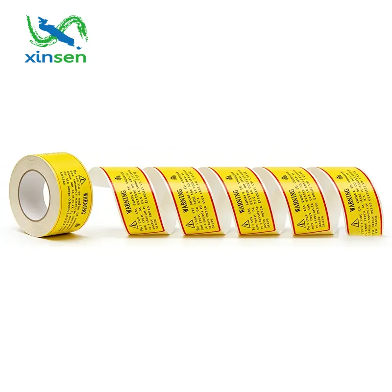 توفر شركة Xinsen Packaging ملصقات صناعية مخصصة عالية الجودة للتطبيقات الصناعية المعقدة