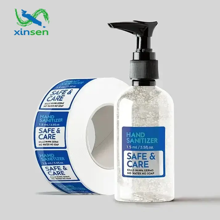 ملصقات مقاومة للماء لمطهر اليد