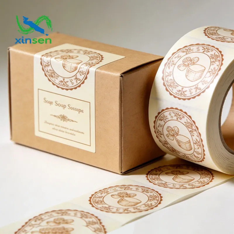 ملصق صندوق الصابون المقاوم للماء